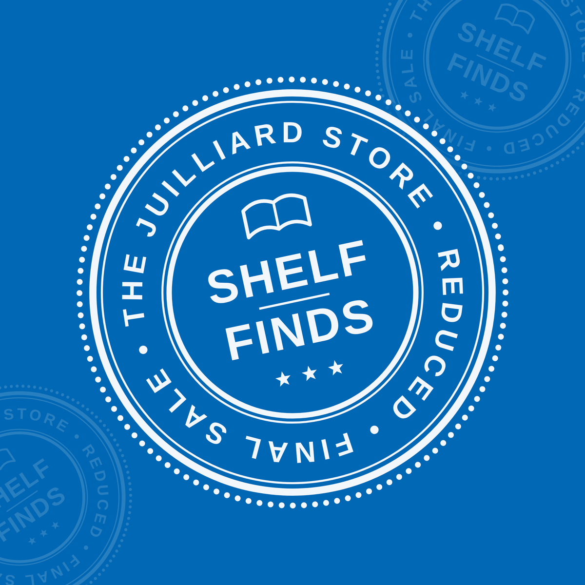 Shelf Finds stamp from The Juilliard Store