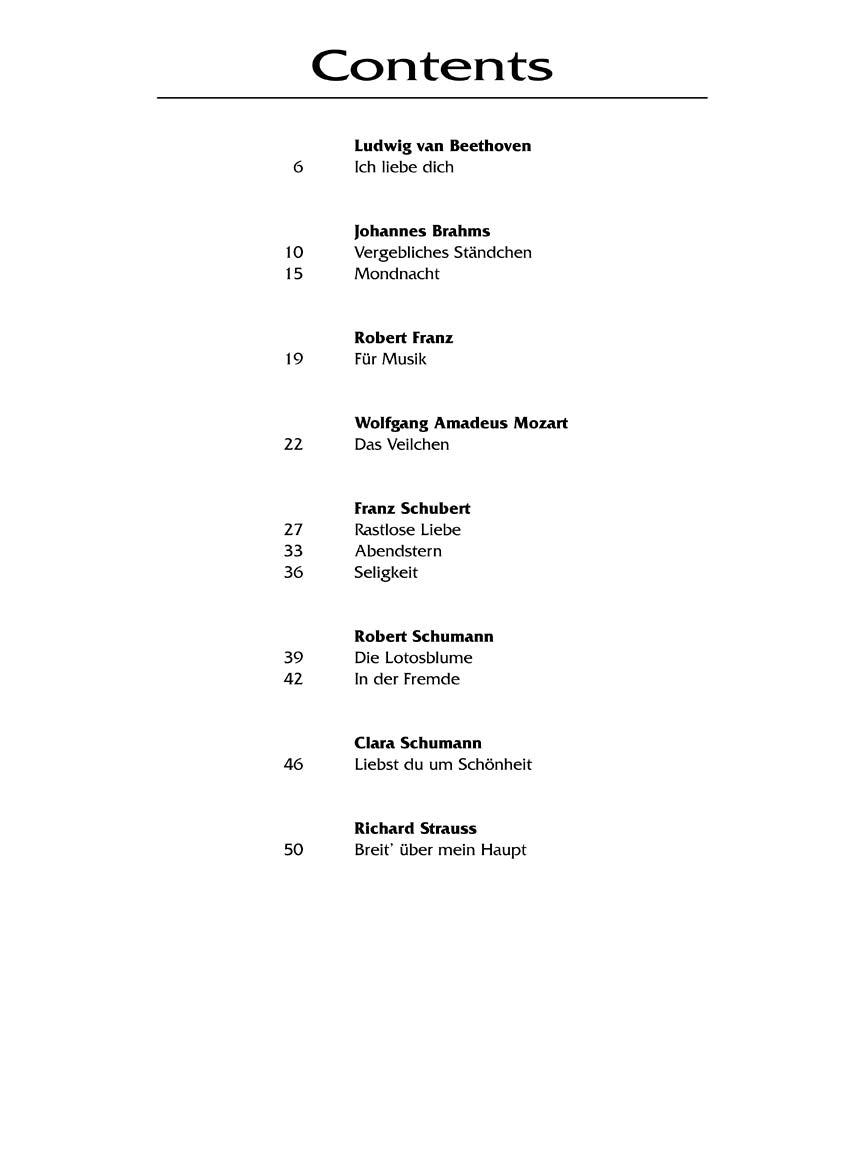 Favorite German Art Songs - Volume 2 Low Voice