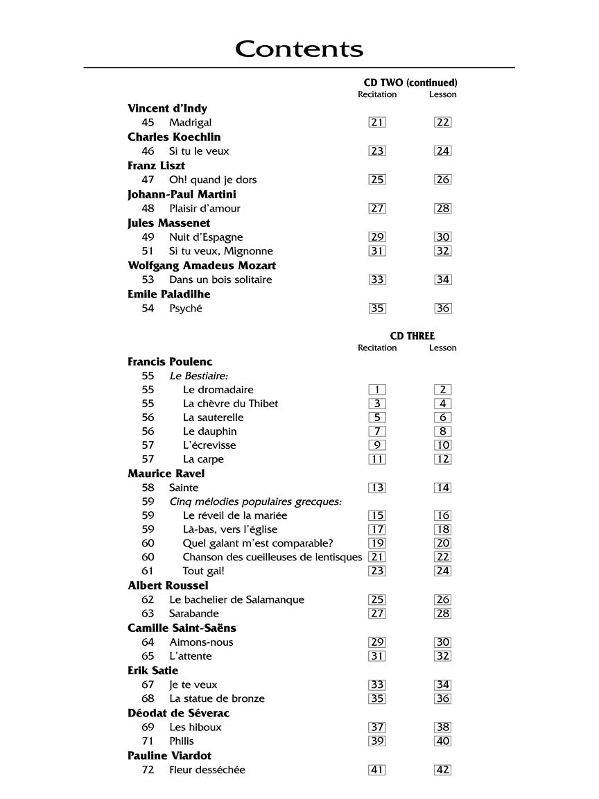 Pronunciation Guide for the French Song Anthology