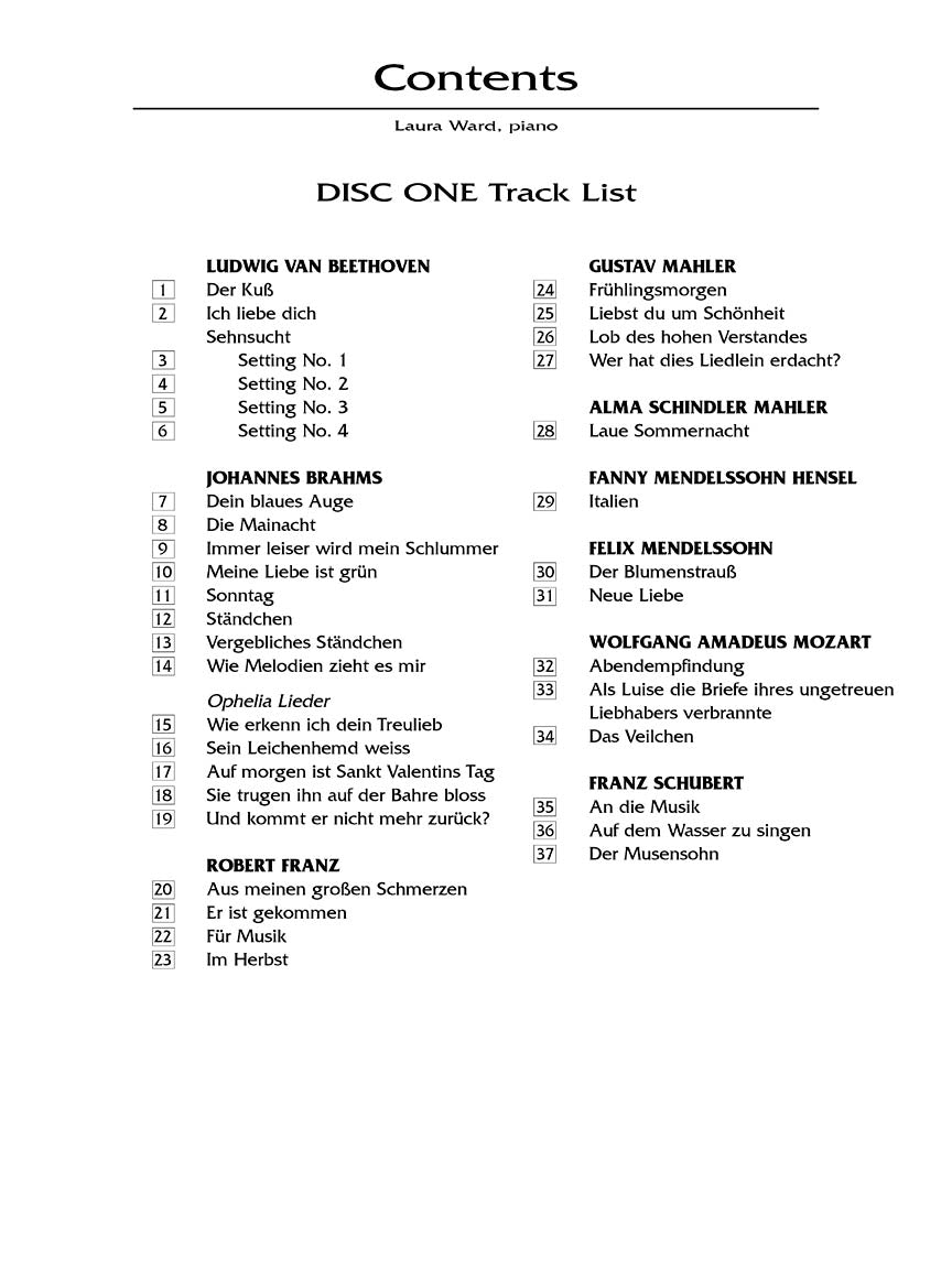 Lieder Anthology - Accompaniment CDs Low Voice