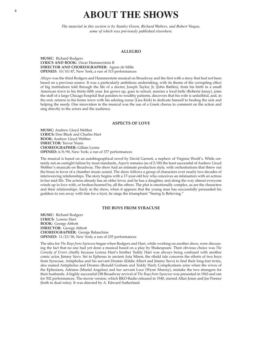 Singer's Musical Theatre Anthology