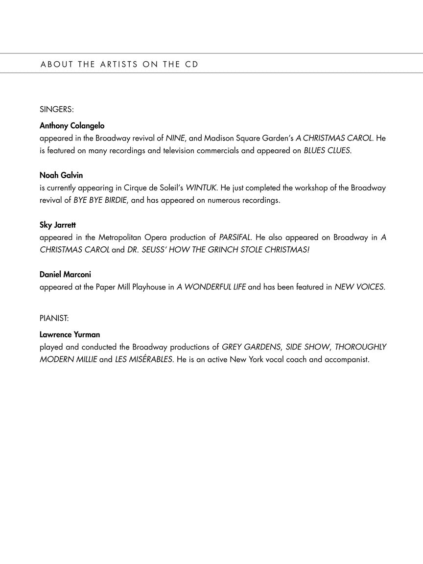 Boy's Songs from Musicals