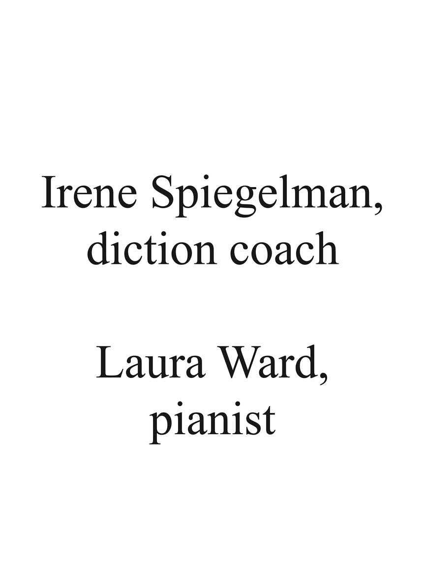 Pronunciation Guide for the Lieder Anthology