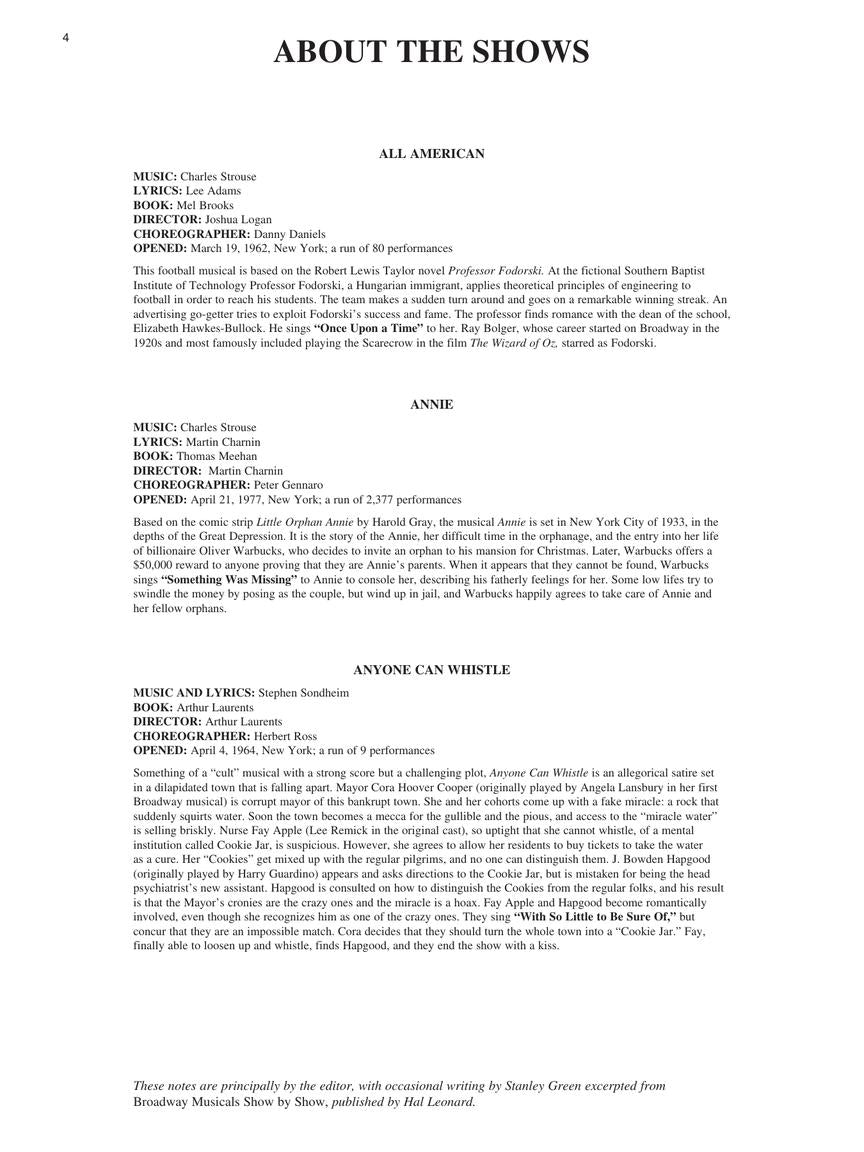 Singer's Musical Theatre Anthology Baritone/Bass Volume 5