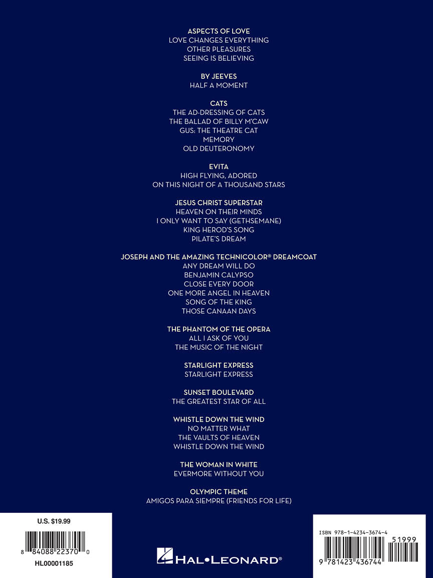 Lloyd Webber, Andrew - For Singers - Men's Edition