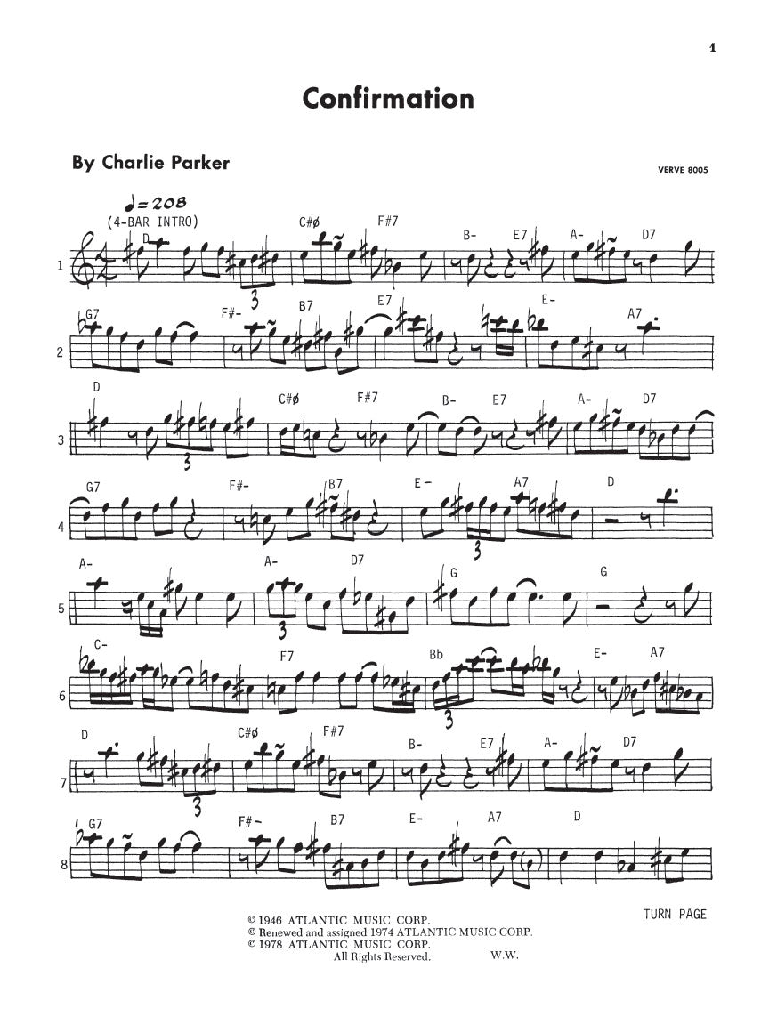 Parker, Charlie - Omnibook For E-flat Instruments