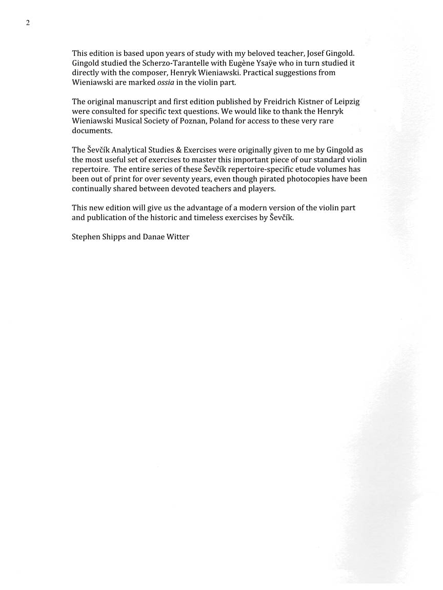 Sevcik Scherzo-Tarantelle Op. 16