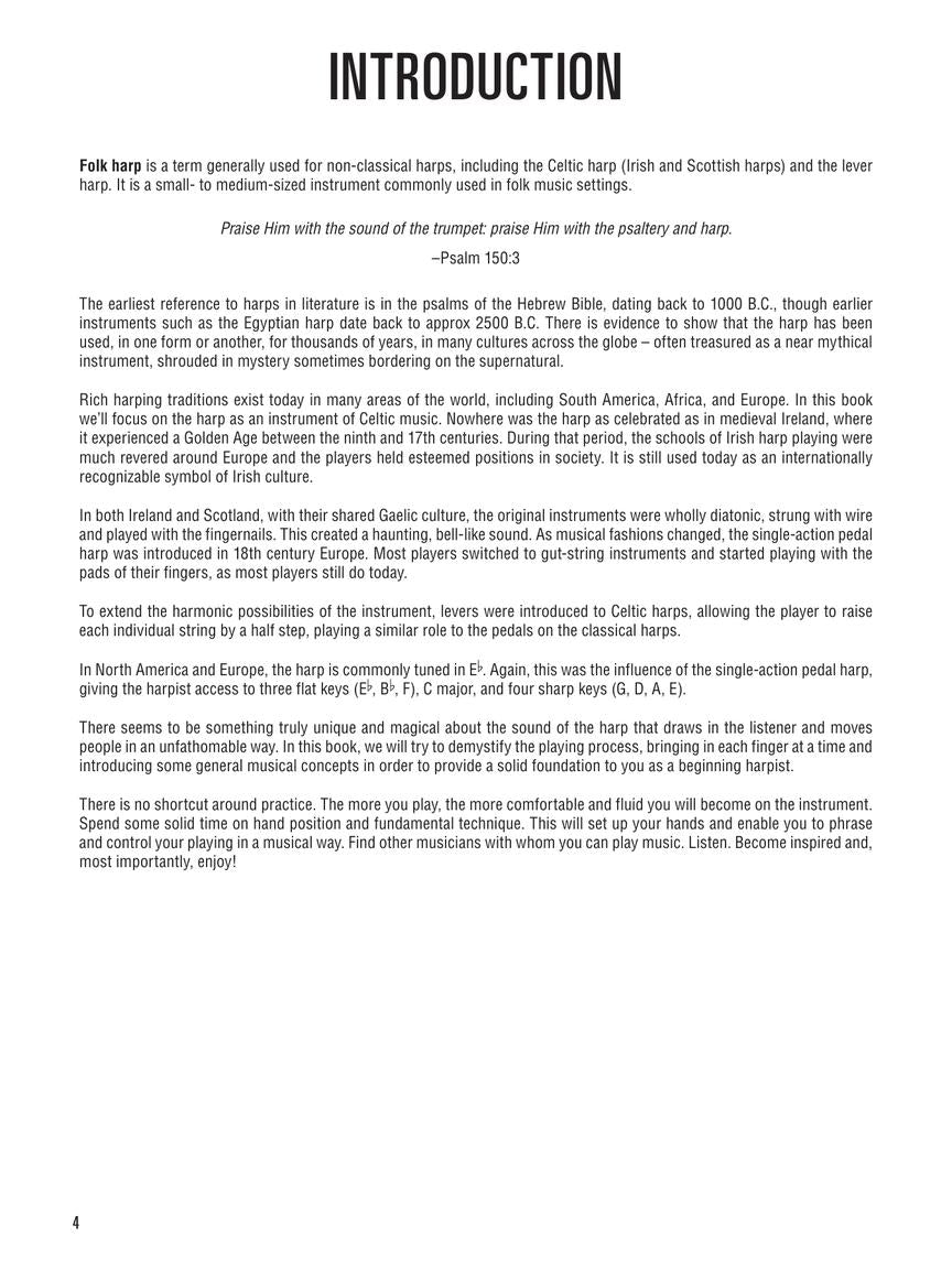 Hal Leonard Folk Harp Method