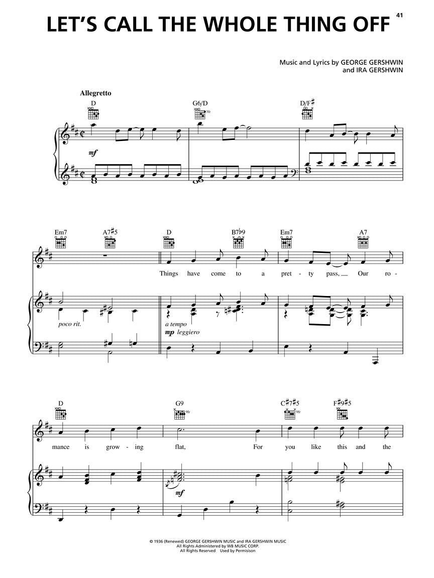 Nice Work If You Can Get It Vocal Selections