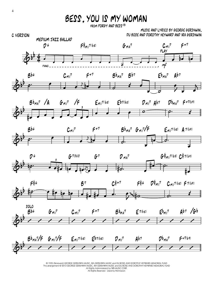 Gershwin: Jazz Play-Along Volume 45