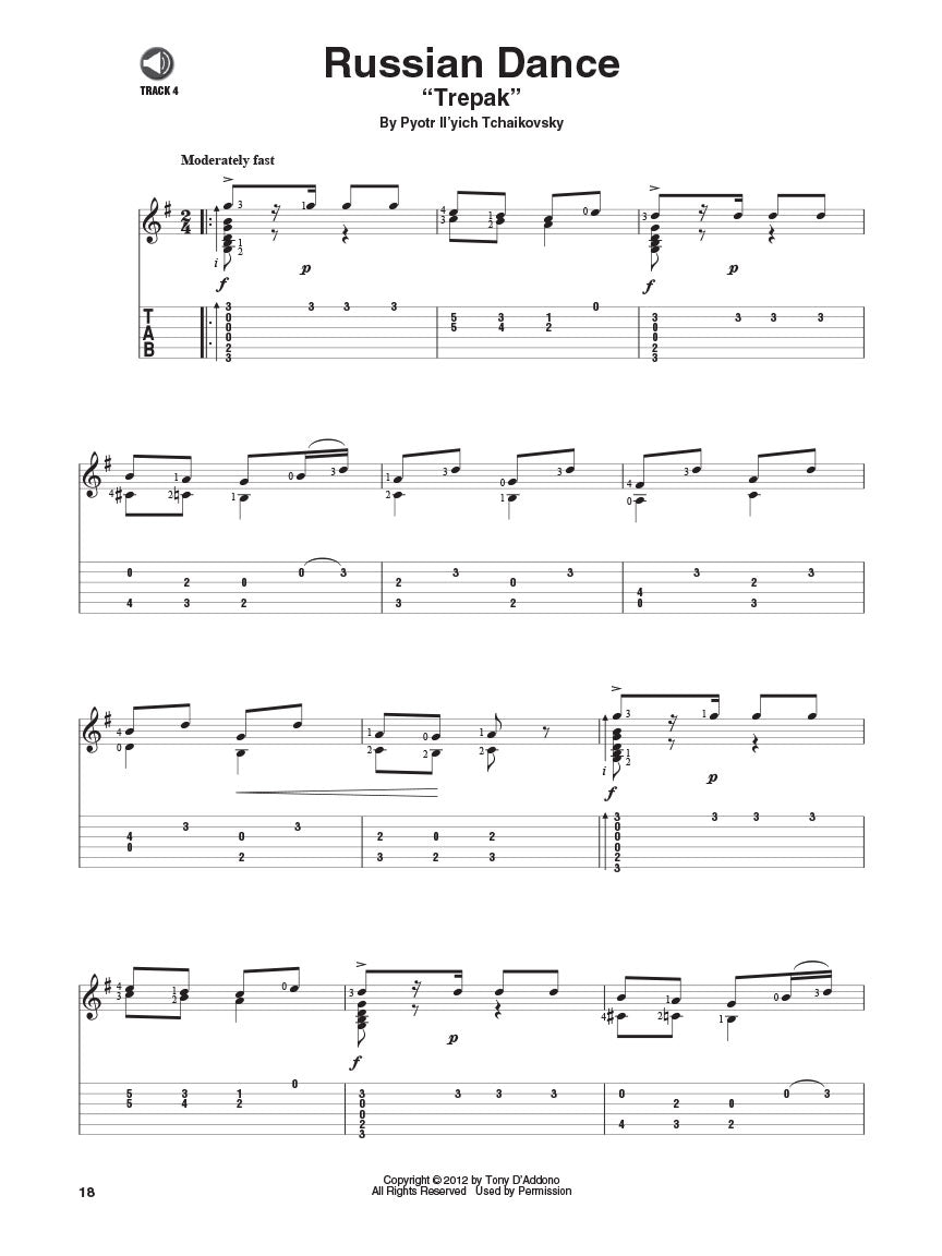 Nutcracker Suite for Solo Classical Guitar