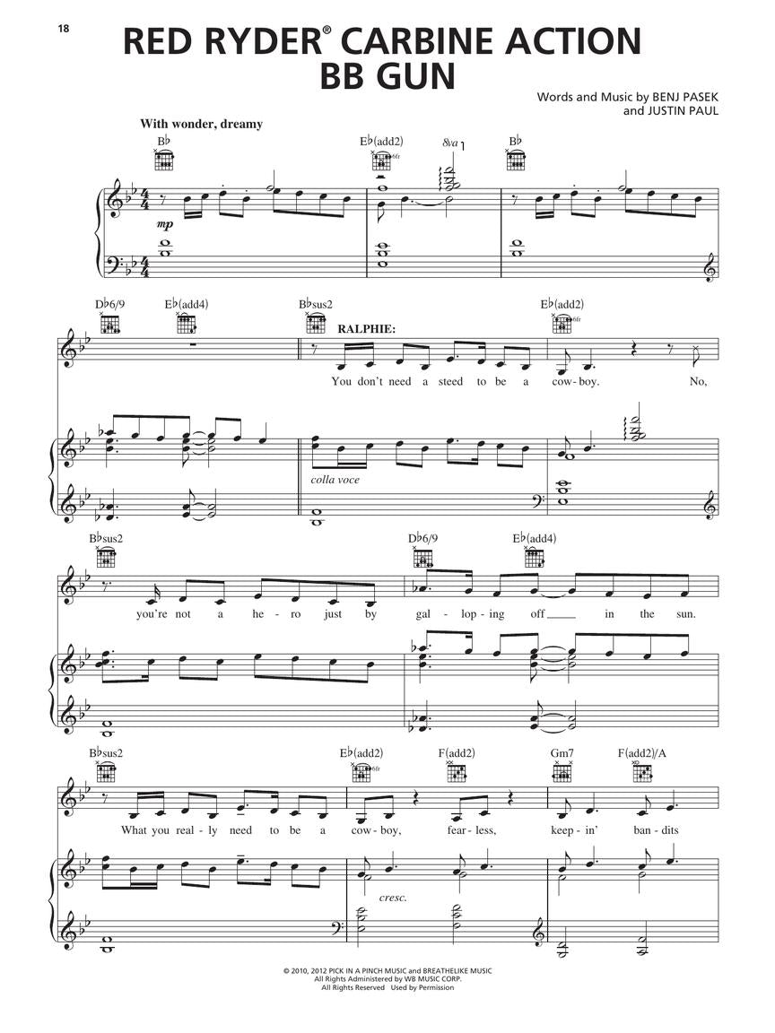 Christmas Story, A - The Musical - Piano/Vocal Selections