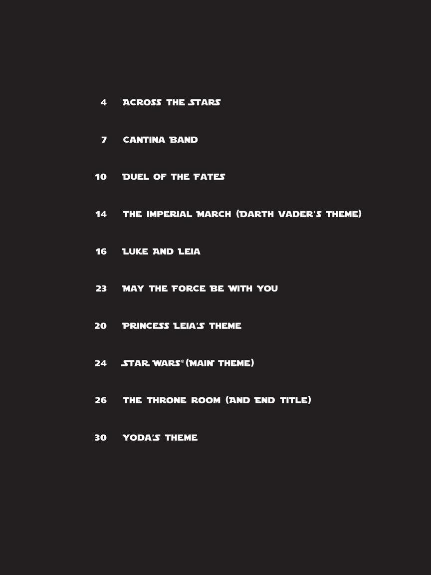 Star Wars for Beginning Piano Solo