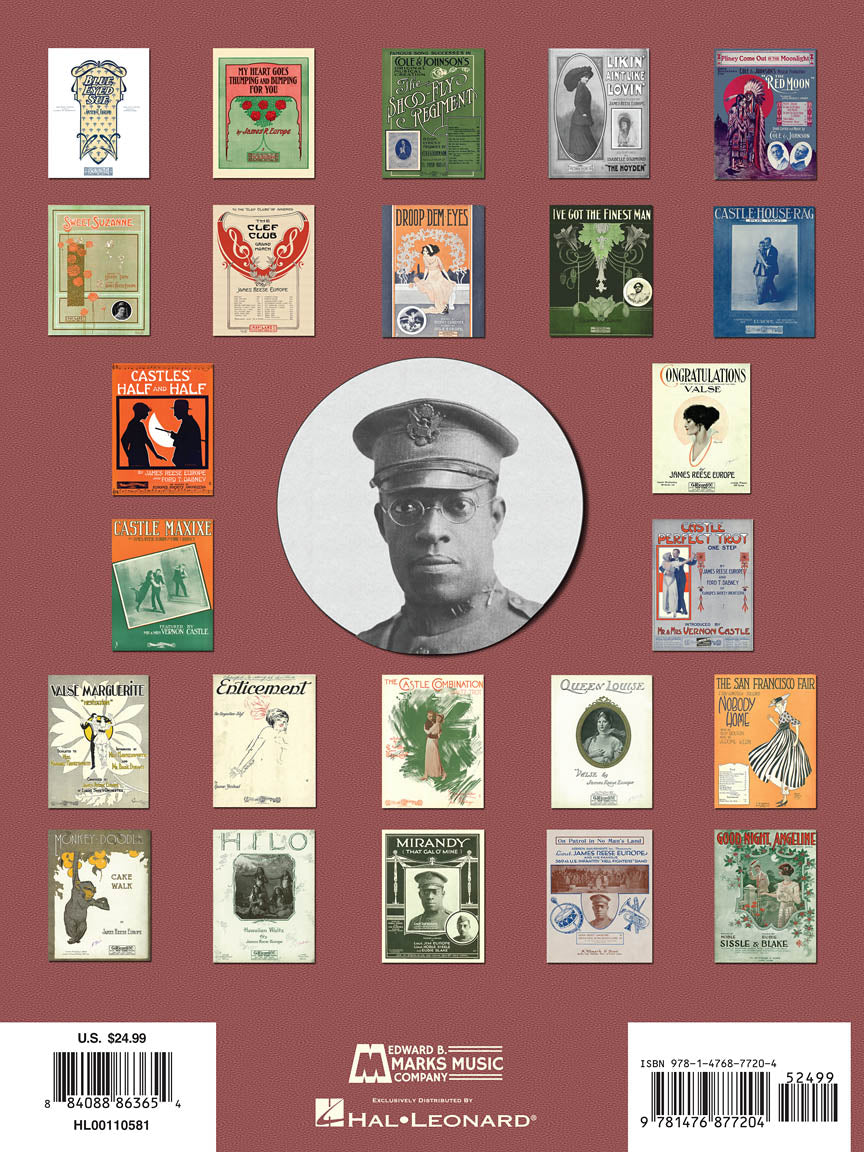 Europe, James Reese - Music Of - Solo Piano & Voice and Piano