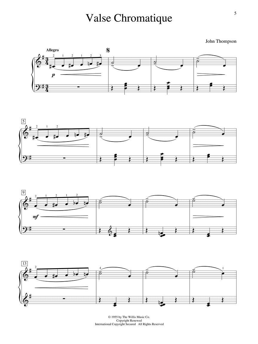 Thompson, John - Classic Piano Repertoire