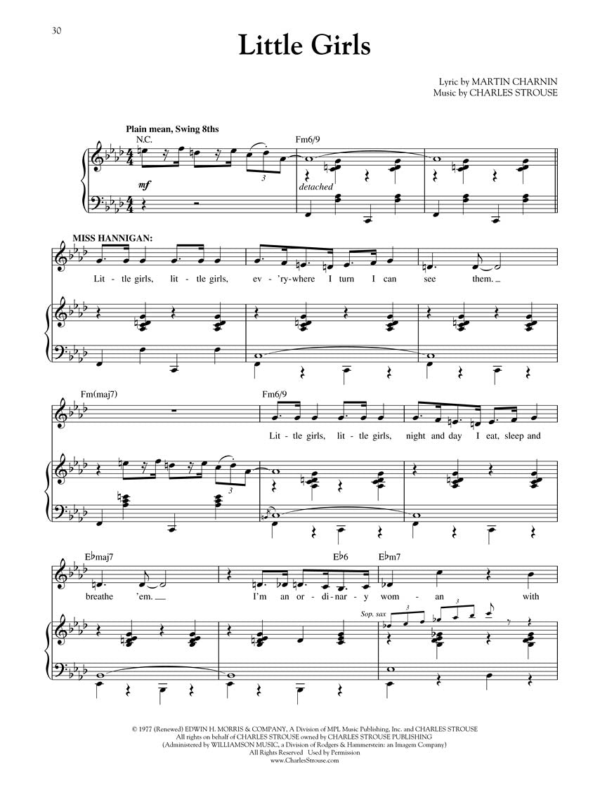 Annie - Broadway Singer's Edition