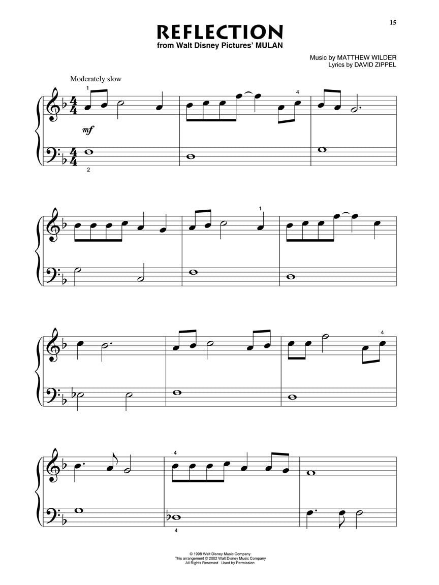 Disney Princess - Beginning Piano Solo Play-Along