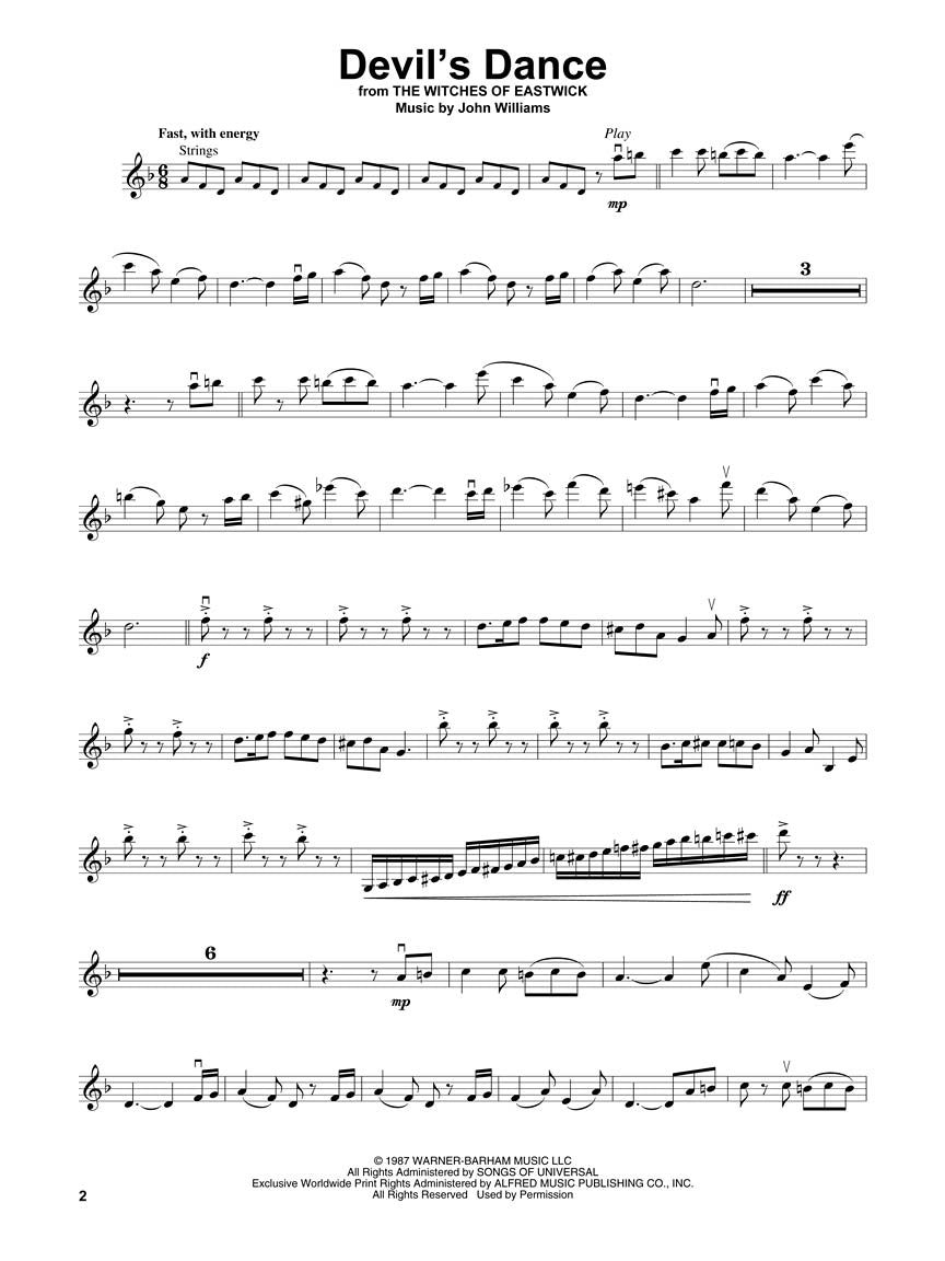 Williams, John - Violin Play-Along Volume 38