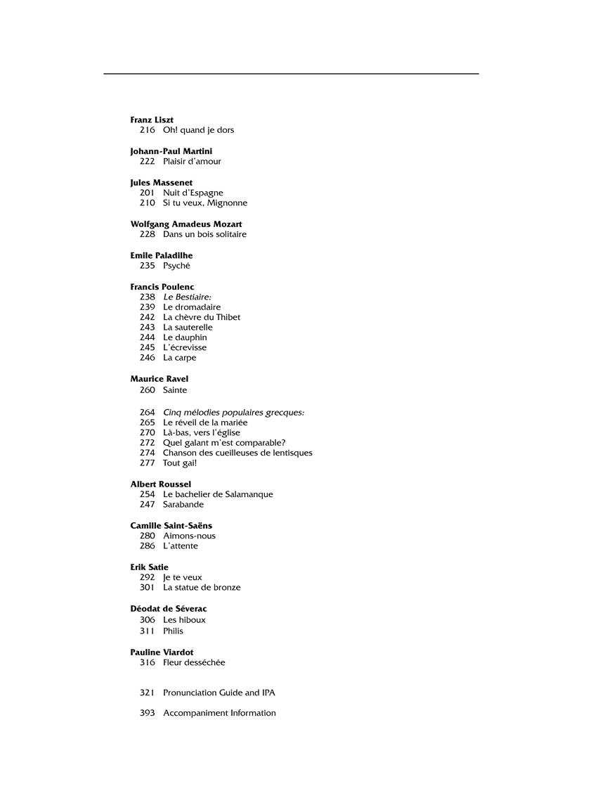 French Song Anthology Complete Package Low Voice