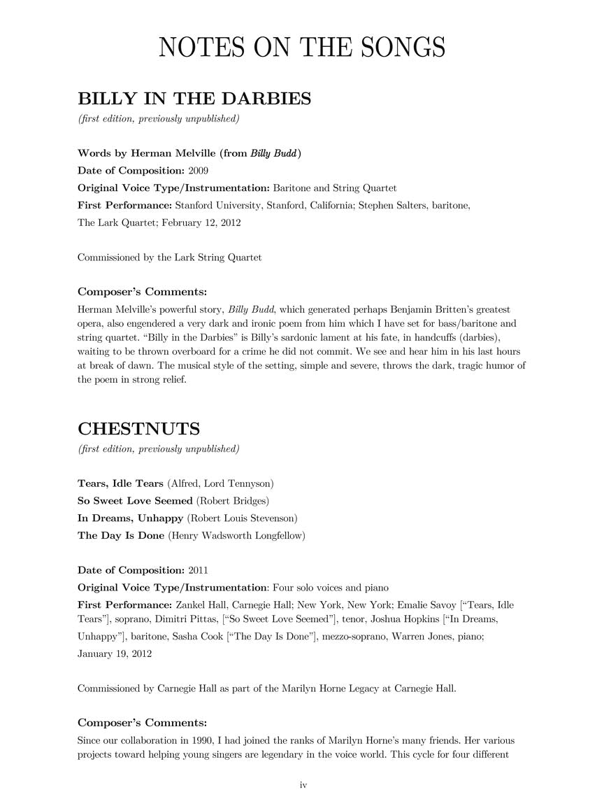 Concert Songs Vol. 2 High Voice 2001-2012