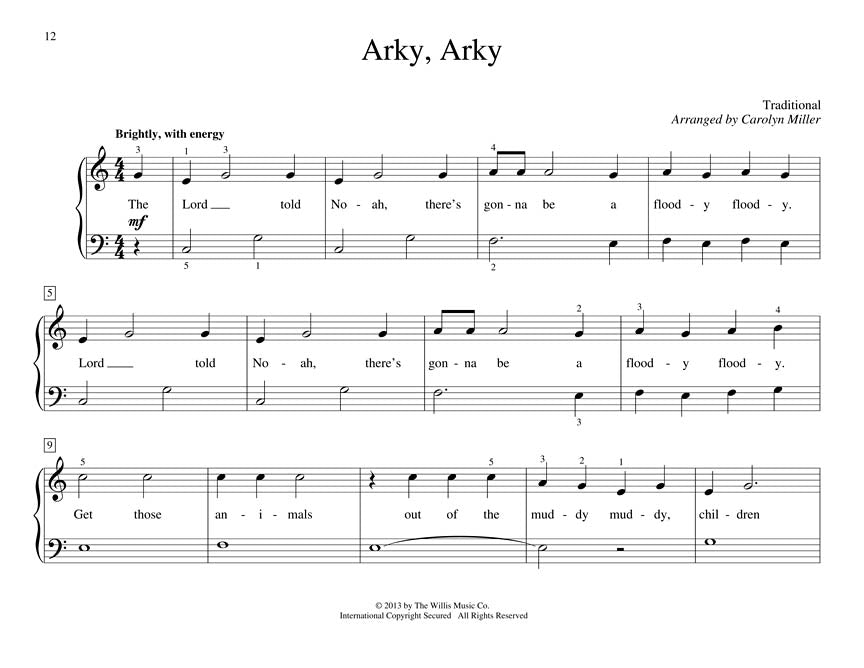 Thompson's First Church Songs Elementary Level