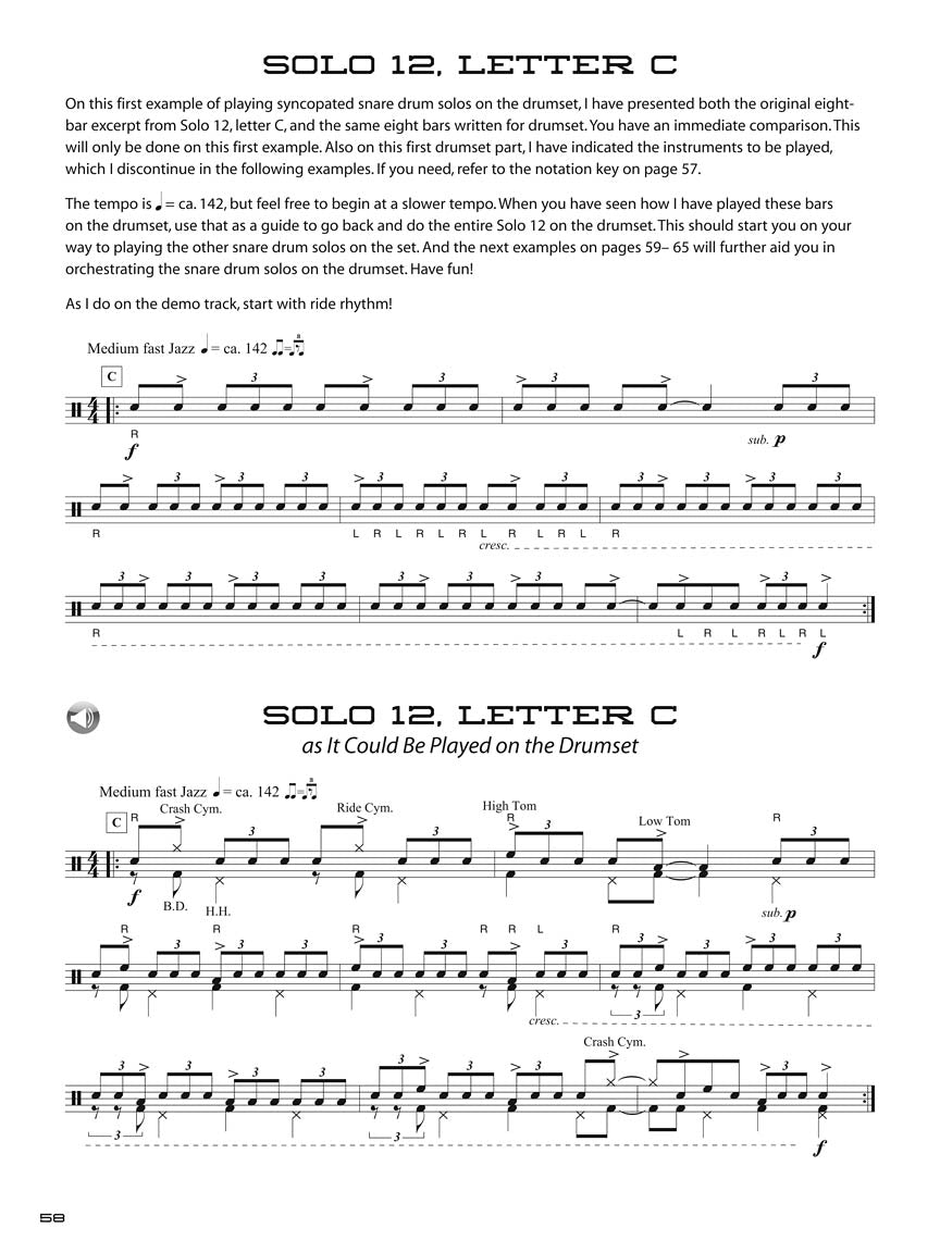50 Syncopated Snare Drum Solos