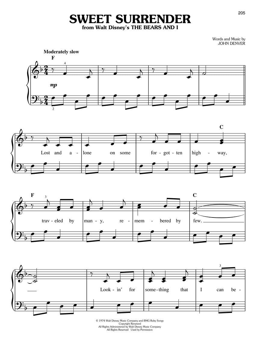 Disney Collection, The - Easy Piano