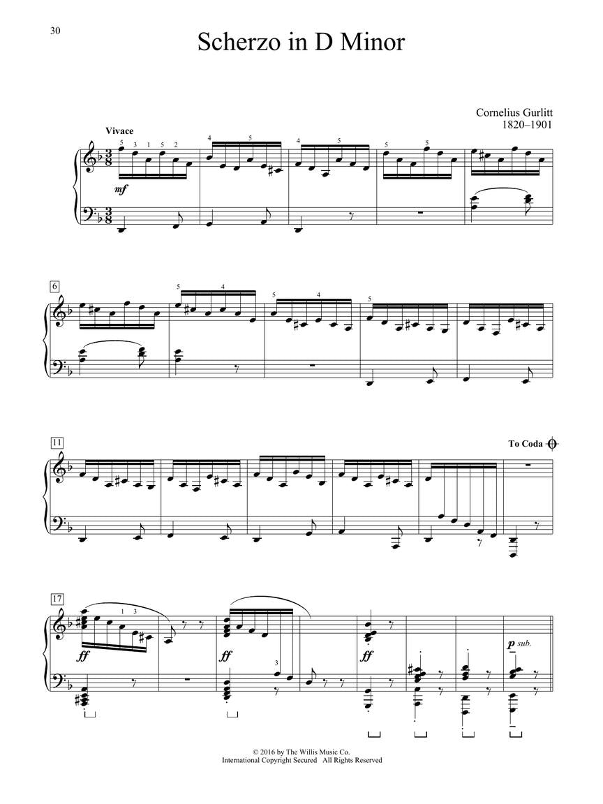 Thompson Classical Piano Solos - Third Grade Thompson Modern Course
