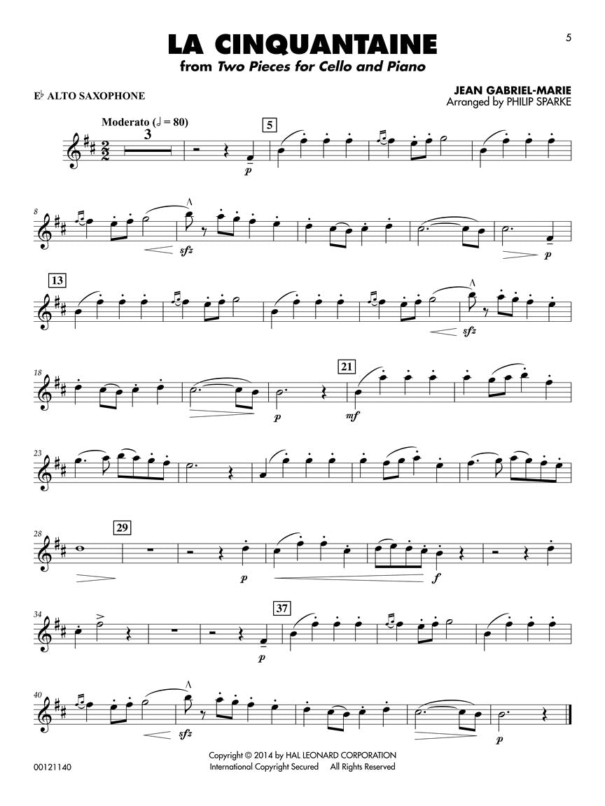 Classical Solos for Alto Saxophone, Vol. 2 - 15 Easy Solos for Contest and Performance