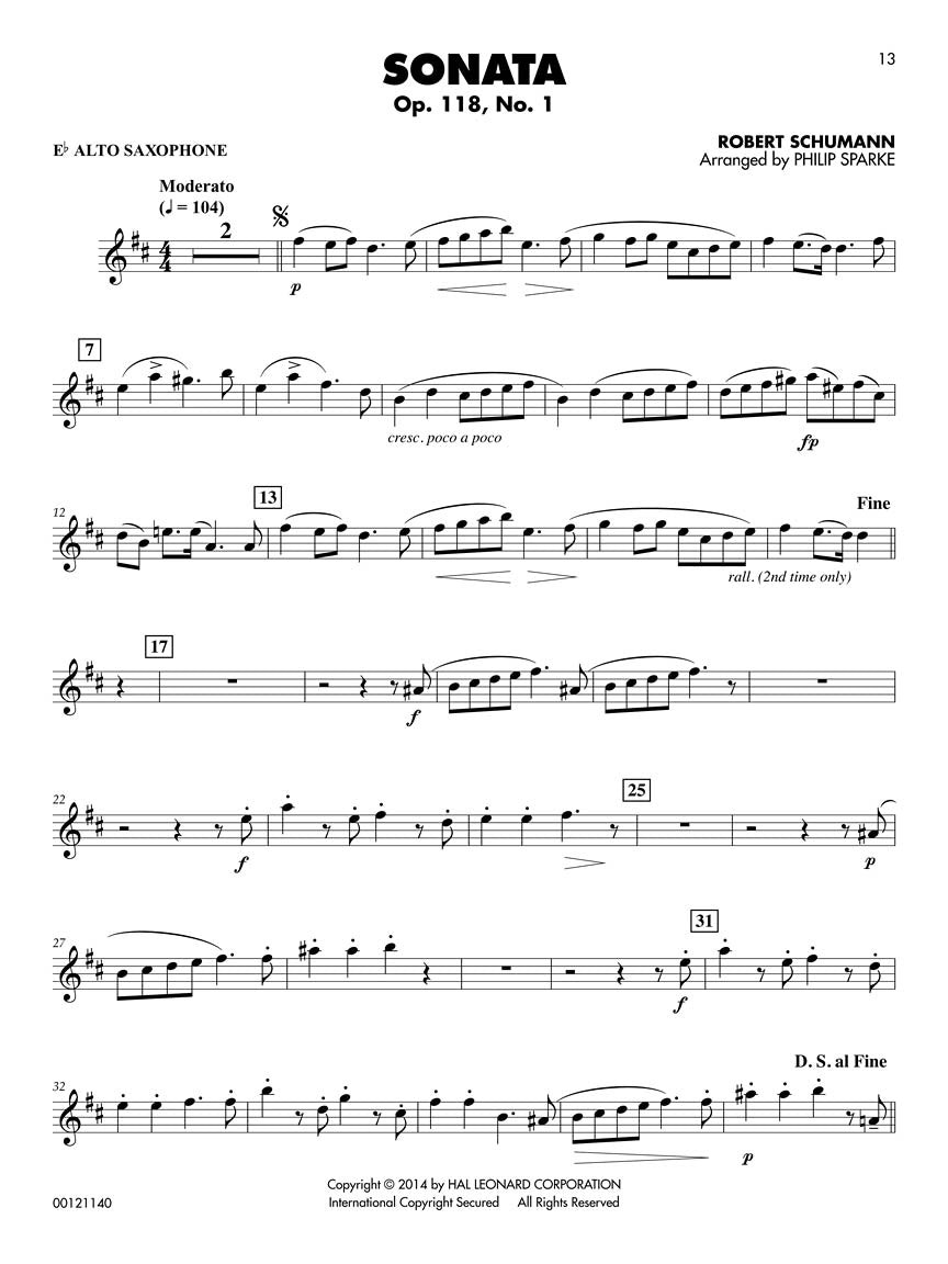 Classical Solos for Alto Saxophone, Vol. 2 - 15 Easy Solos for Contest and Performance