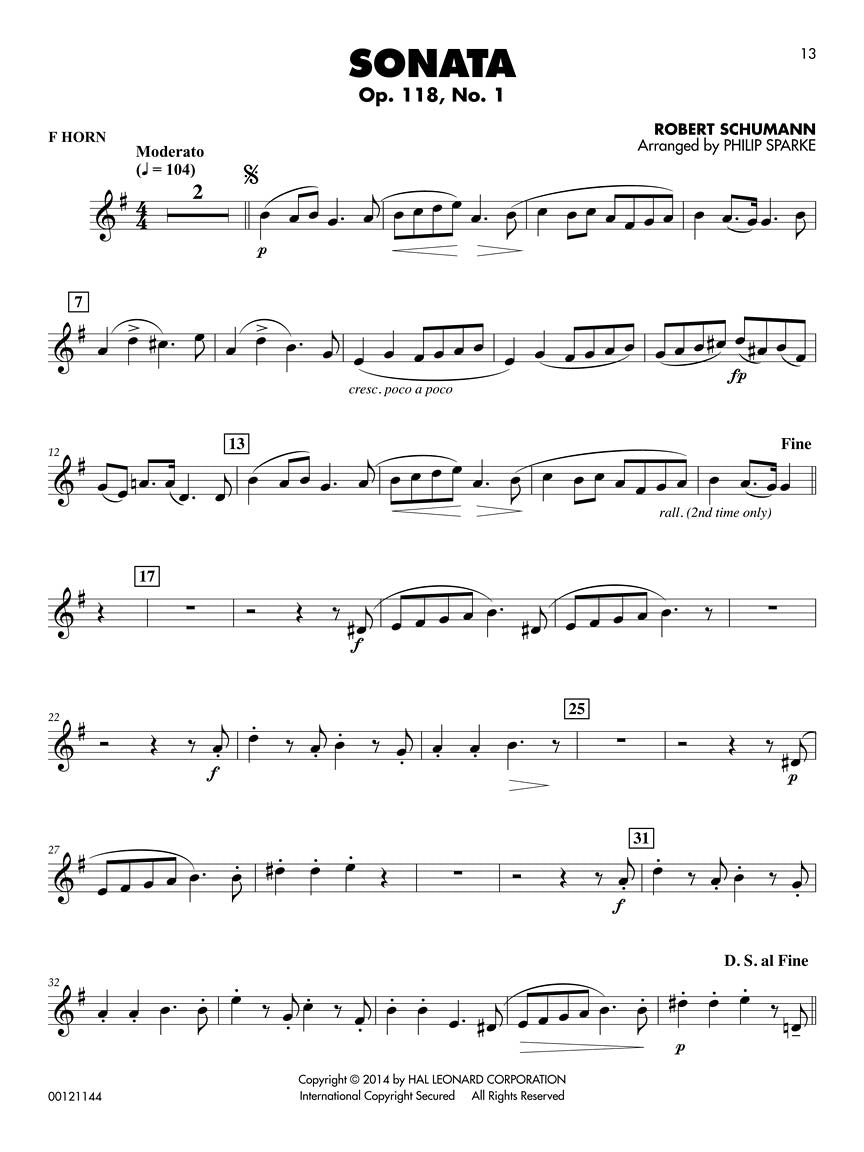 Classical Solos for F Horn, Vol. 2 - 15 Easy Solos for Contest and Performance