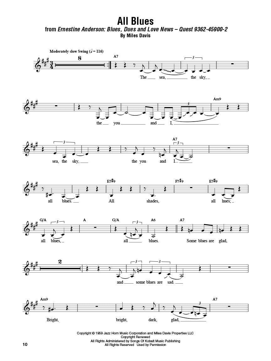 Scat Omnibook - for Vocalists and B-Flat Instruments