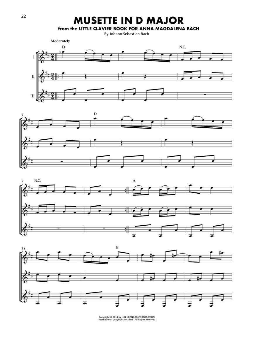 Bach - Essential Elements Guitar Ensembles