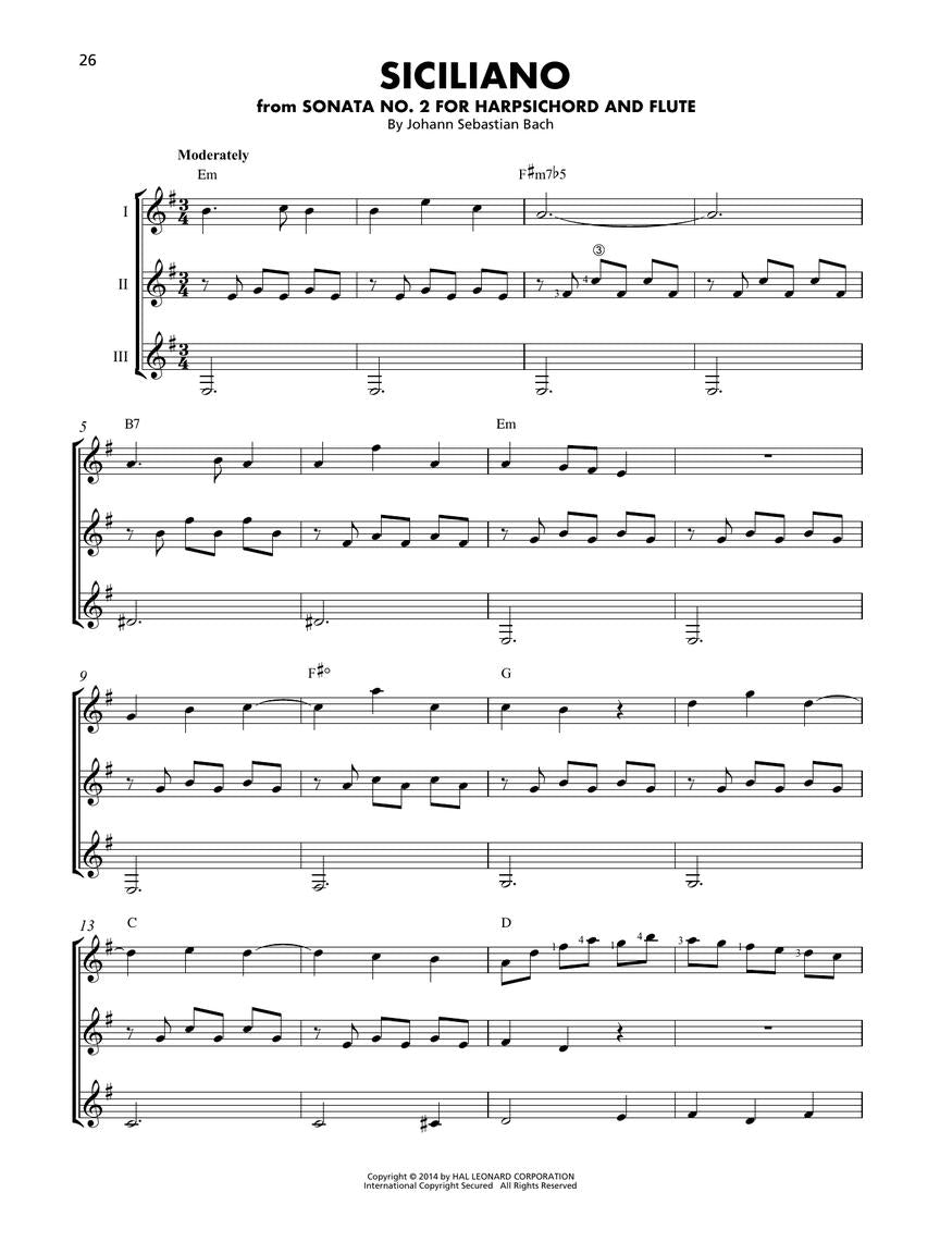 Bach - Essential Elements Guitar Ensembles