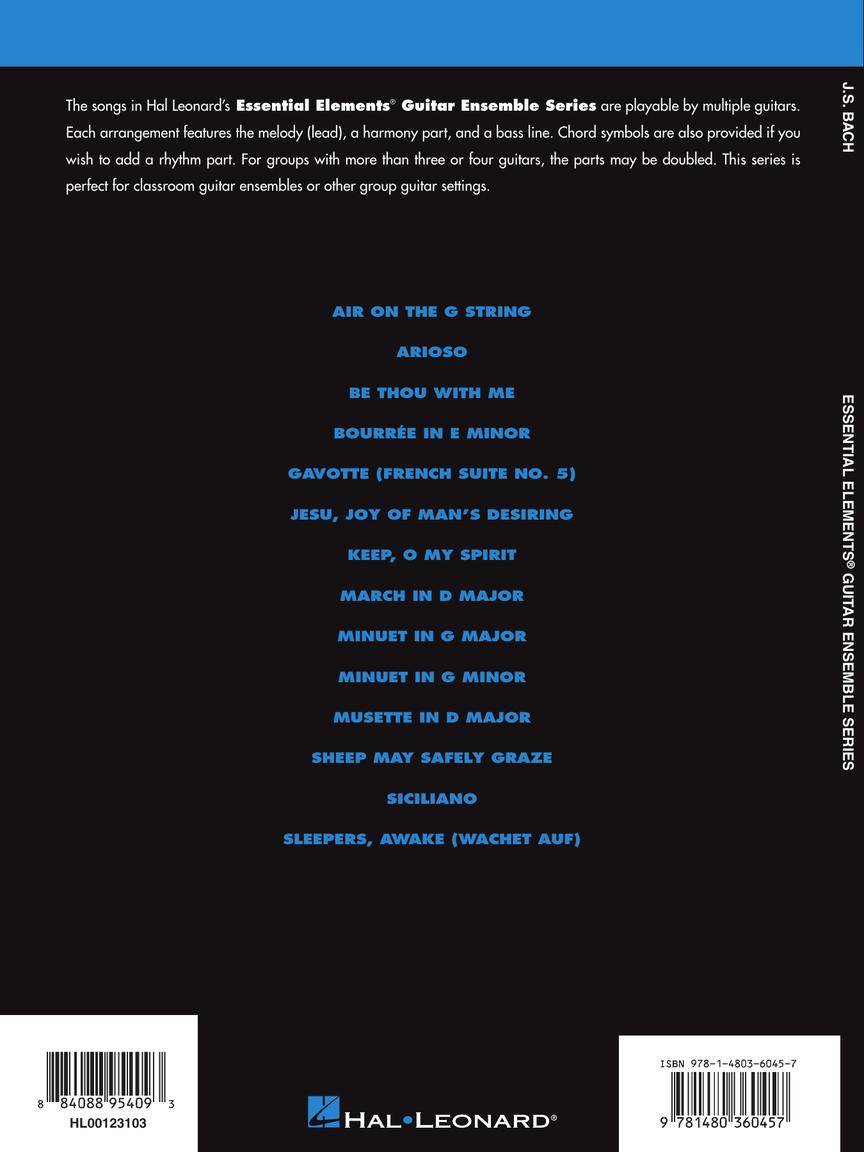 Bach - Essential Elements Guitar Ensembles