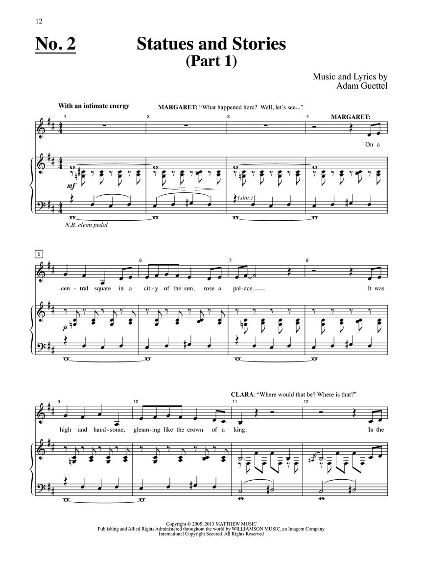 Clearance: Guettel The Light in the Piazza (Vocal Score)