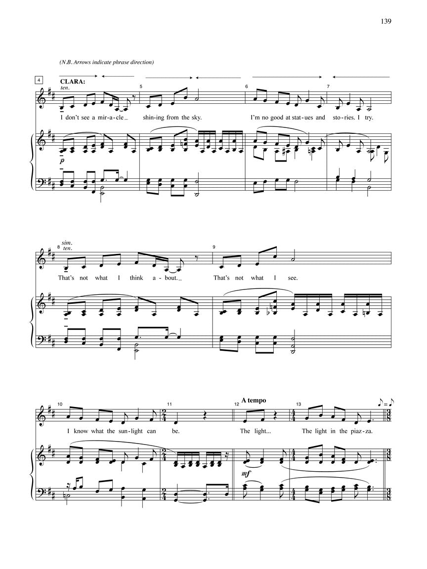 Clearance: Guettel The Light in the Piazza (Vocal Score)