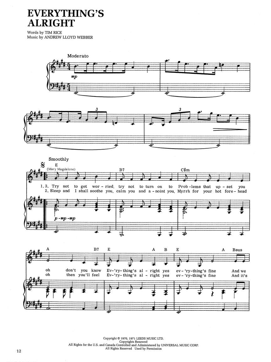 Jesus Christ Superstar - Vocal Selections