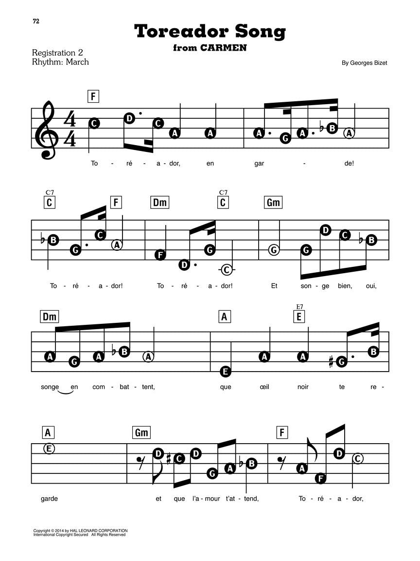 Opera Favorites - E-Z Play Today Vol. 195