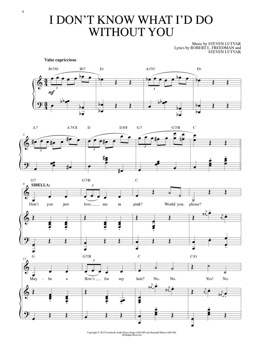 Gentleman's Guide to Love and Murder - Vocal Selections
