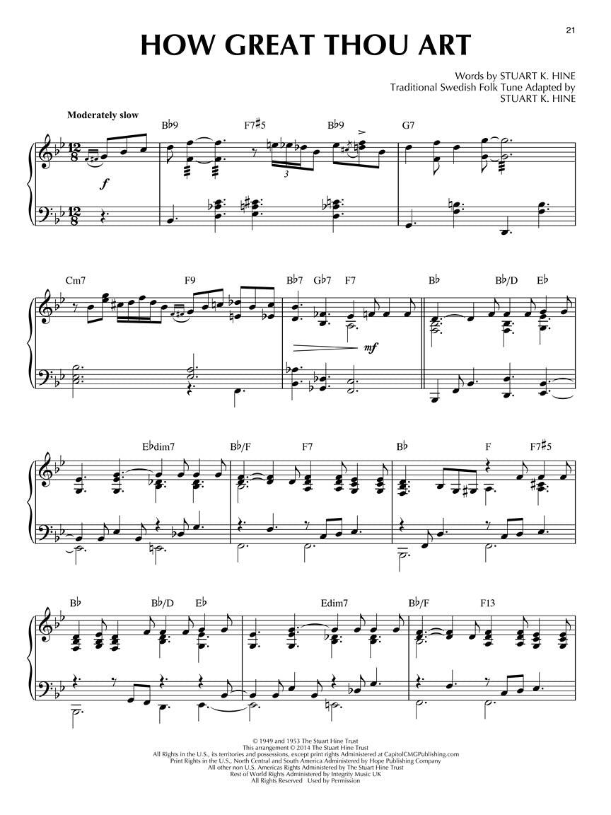 Gospel - Jazz Piano Solos Series Vol. 33