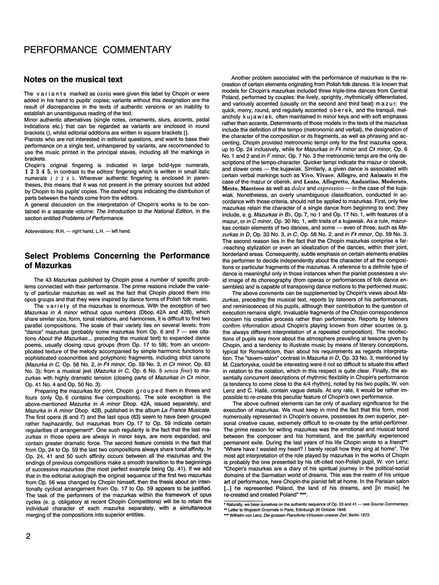 Chopin Mazurkas - Chopin National Edition Ekier