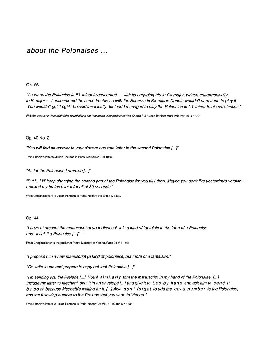 Chopin Polonaises Series A - Chopin National Edition Ekier