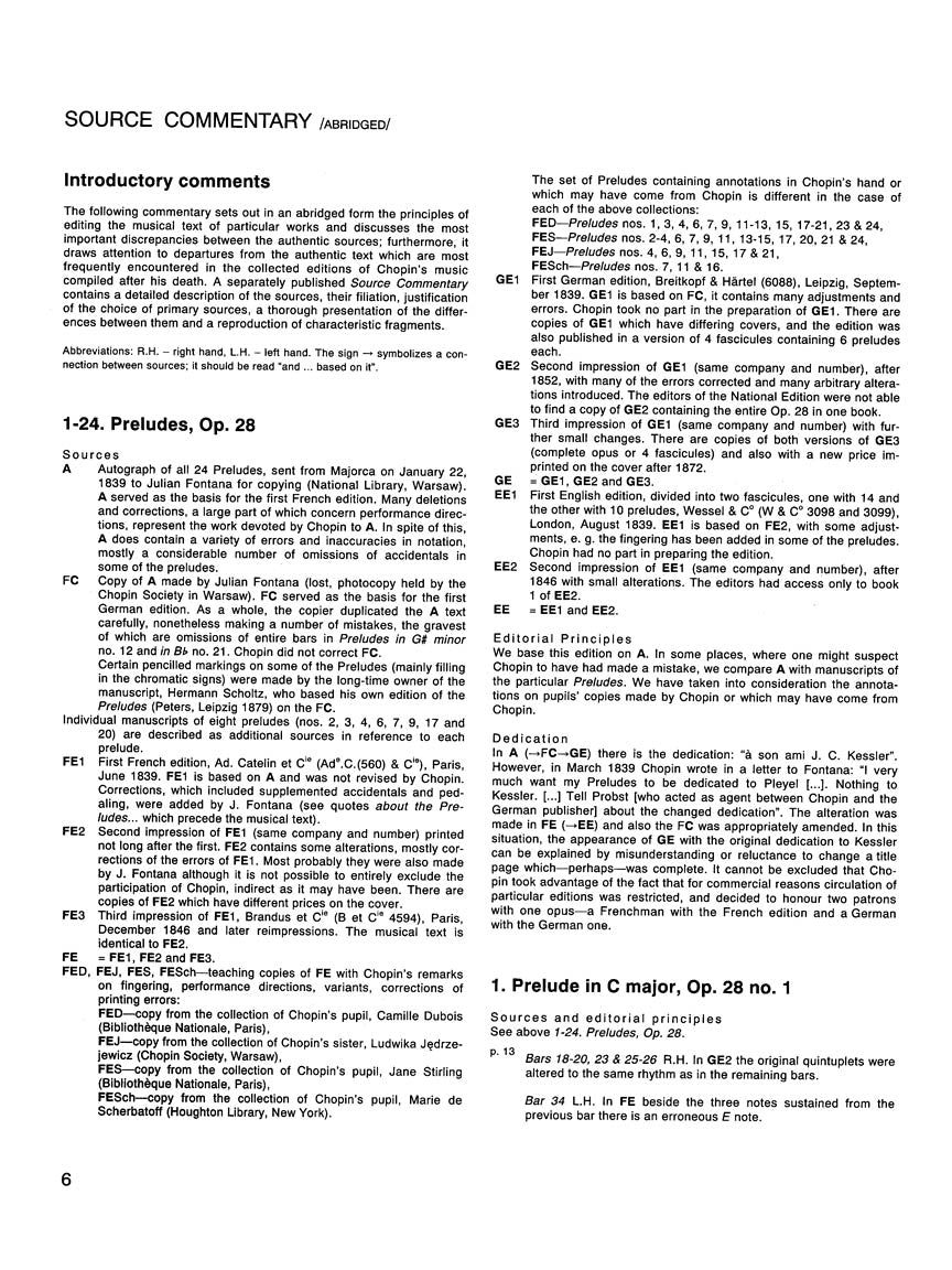 Chopin Preludes - Chopin National Edition Vol. VII Ekier