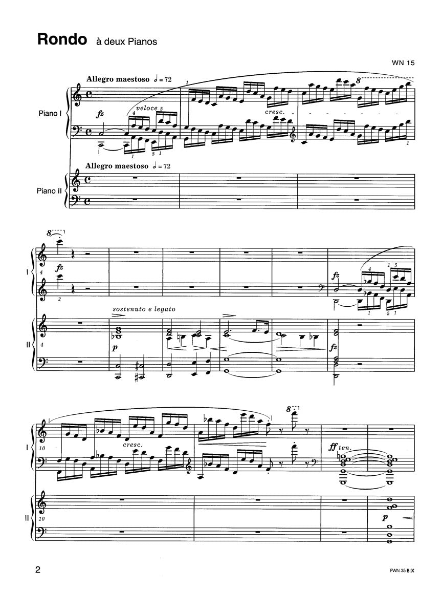 Rondo in C Major, Variations in D Major - Chopin National Edition