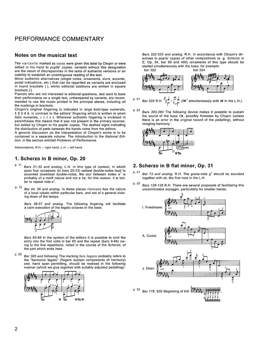 Chopin Scherzos - Chopin National Edition Vol. IX