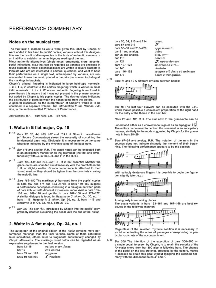 Chopin Waltzes - Chopin National Edition Vol. XI Ekier