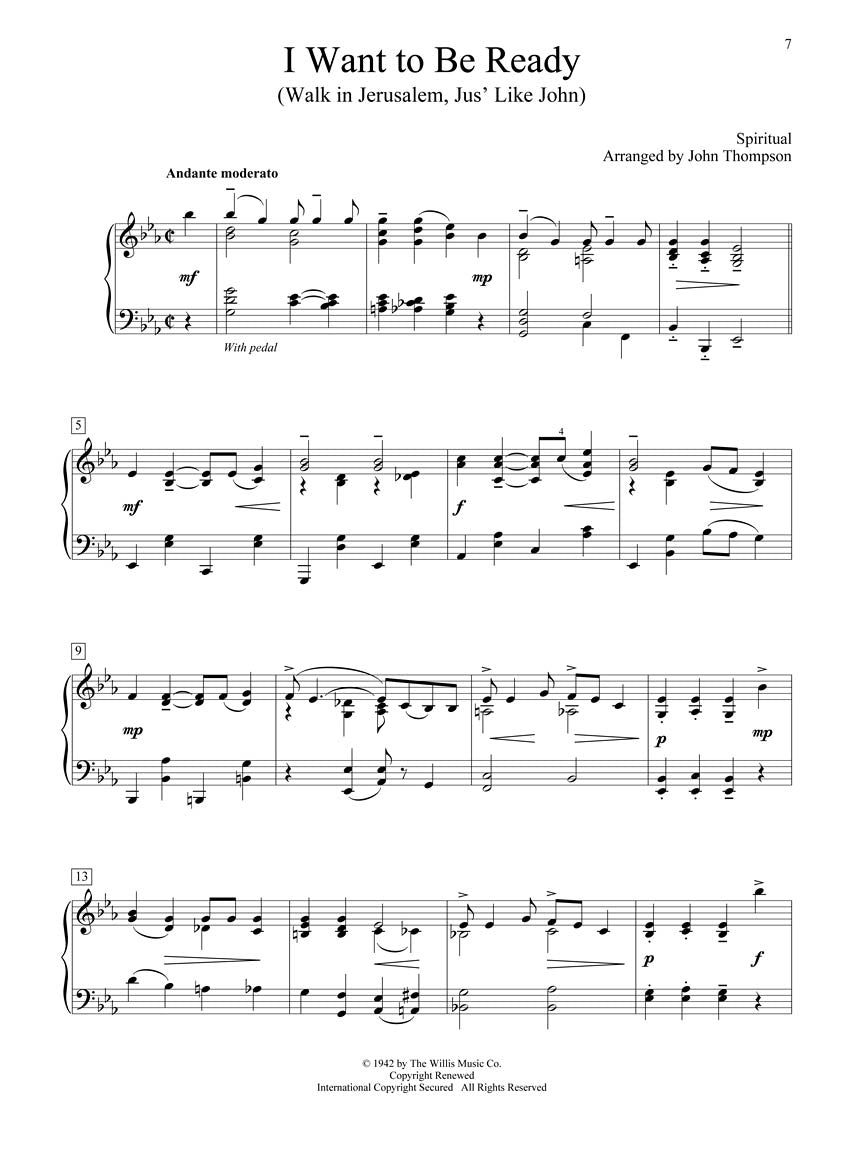 Spirituals - John Thompson Recital Series