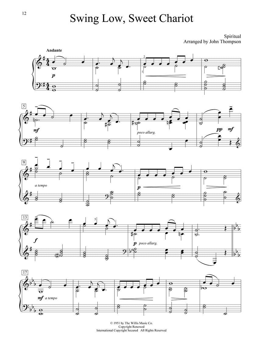 Spirituals - John Thompson Recital Series