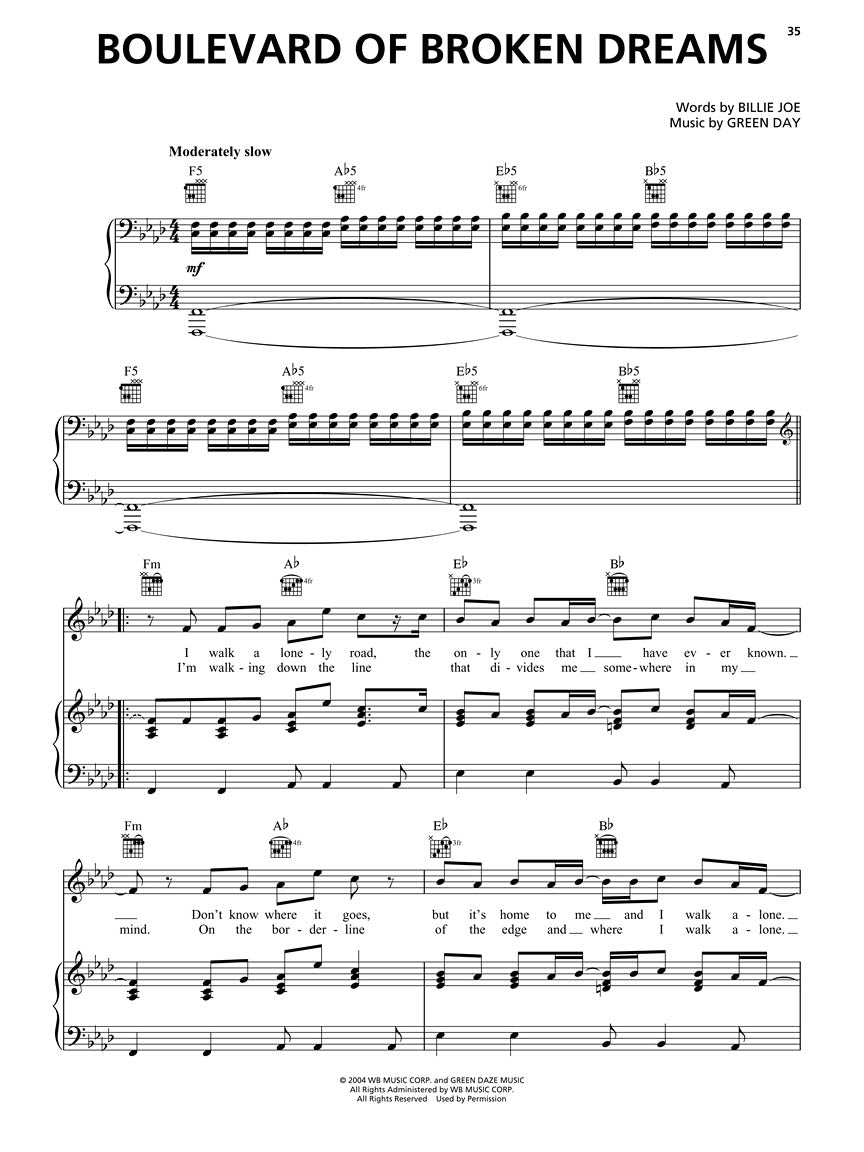 Songs of the 2000s Piano/Vocal/Guitar